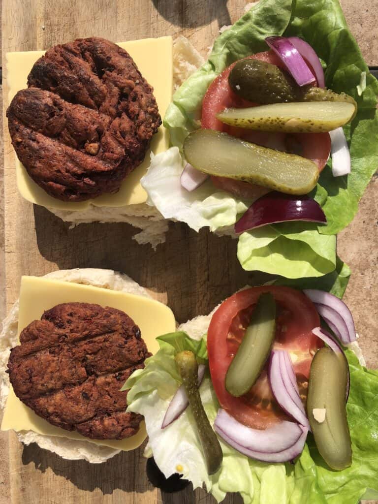 kidney bean burger 