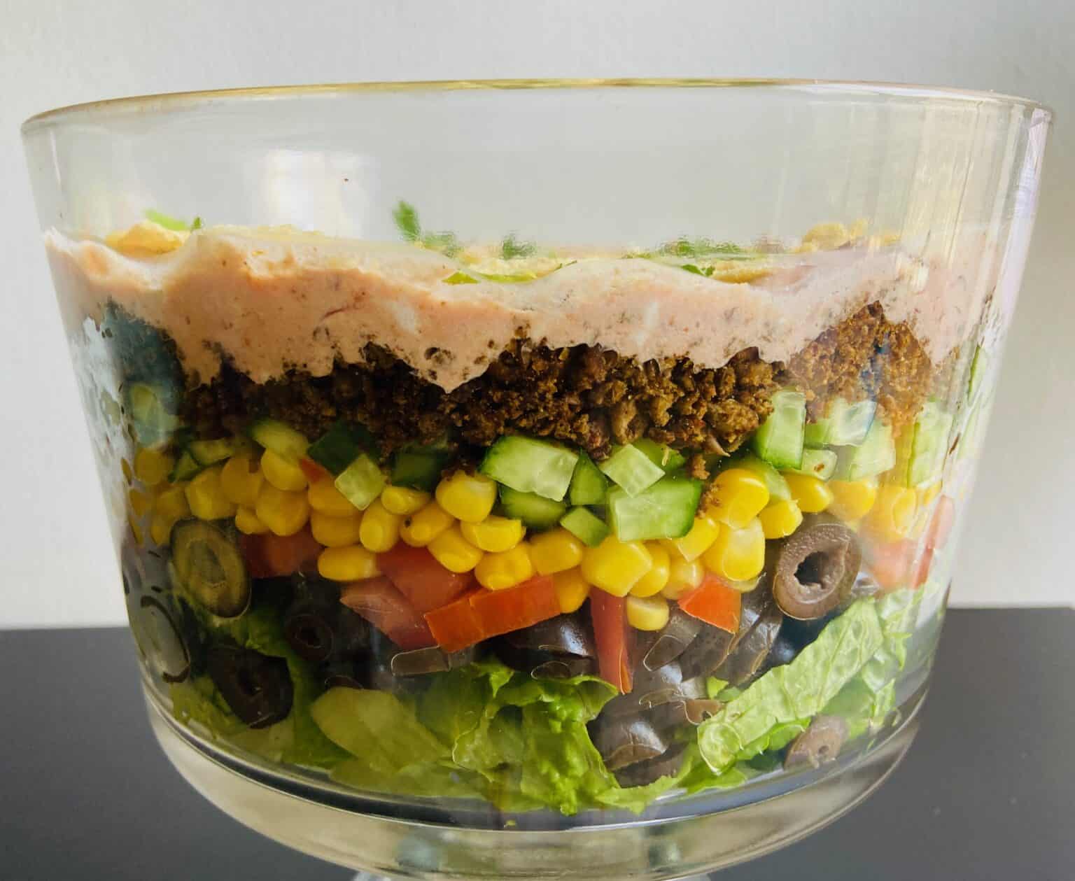The Best Vegan Taco Salad Recipe - Yum Vegan Blog
