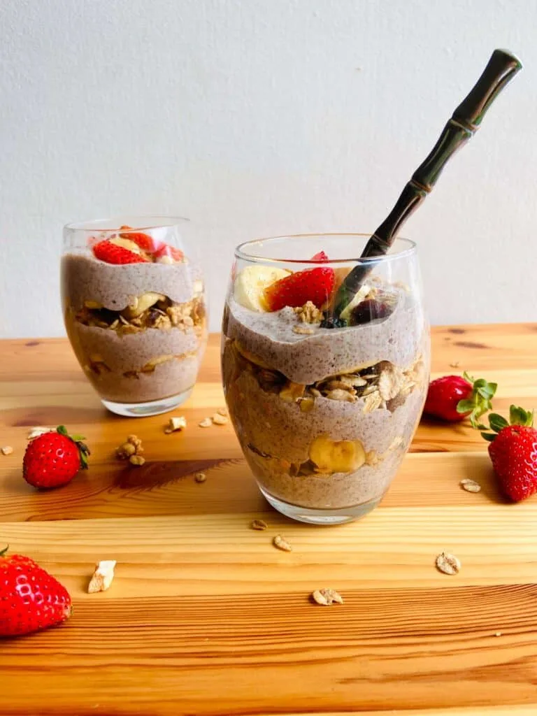 Strawberry Chia Pudding Parfait - The Hint of Rosemary