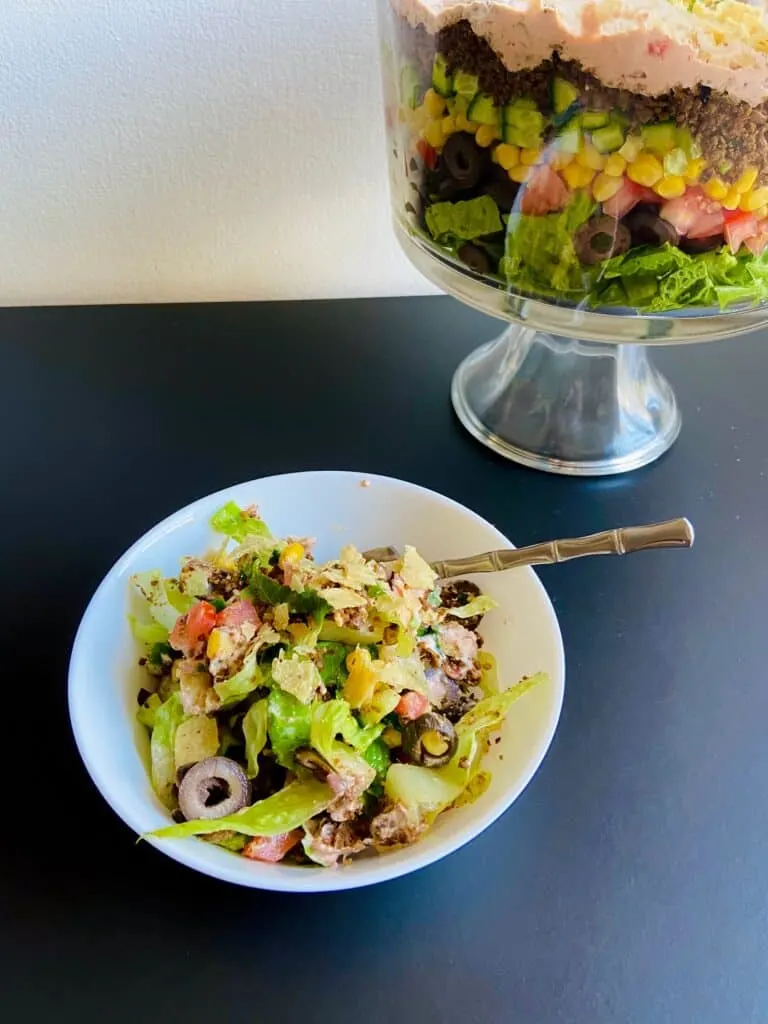 meat free taco salad