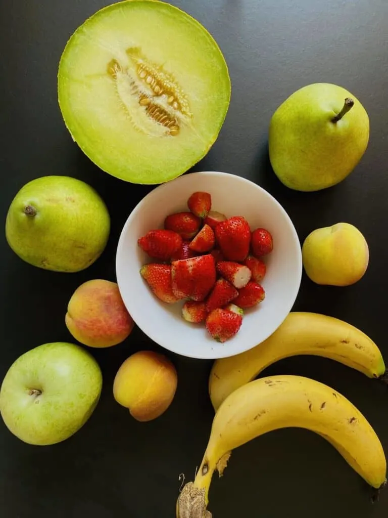 rum soaked fruit salad