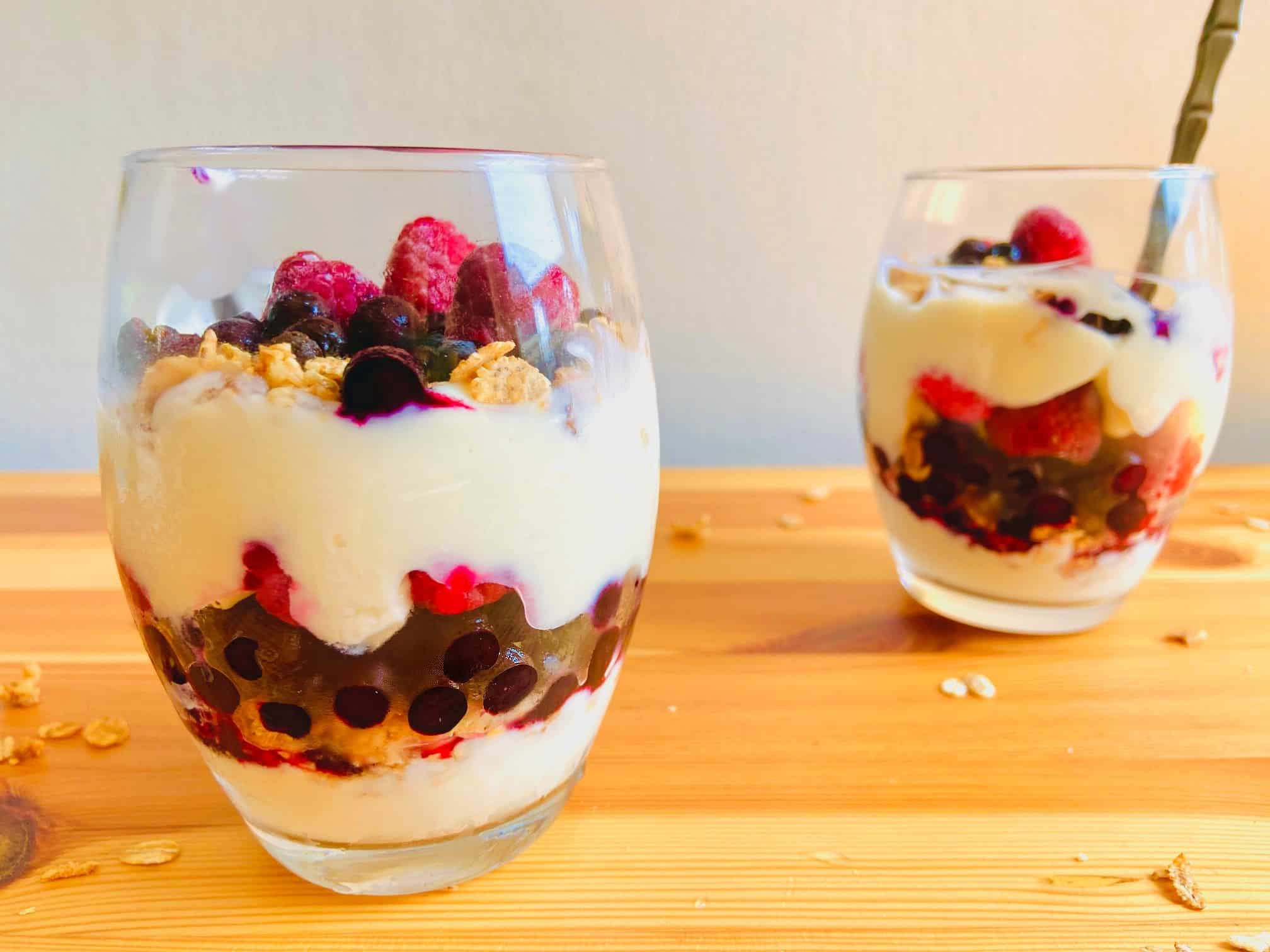 Berry Patriotic Vegan Yogurt Parfait