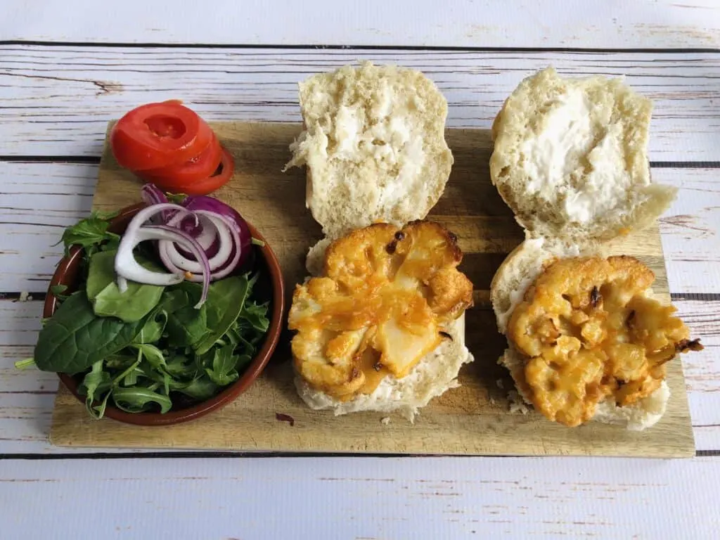 buffalo cauliflower sandwich 