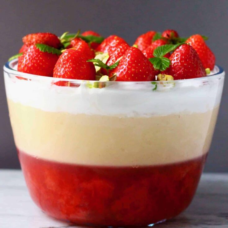 Image for Vegan Strawberry Trifle (Gluten-Free)