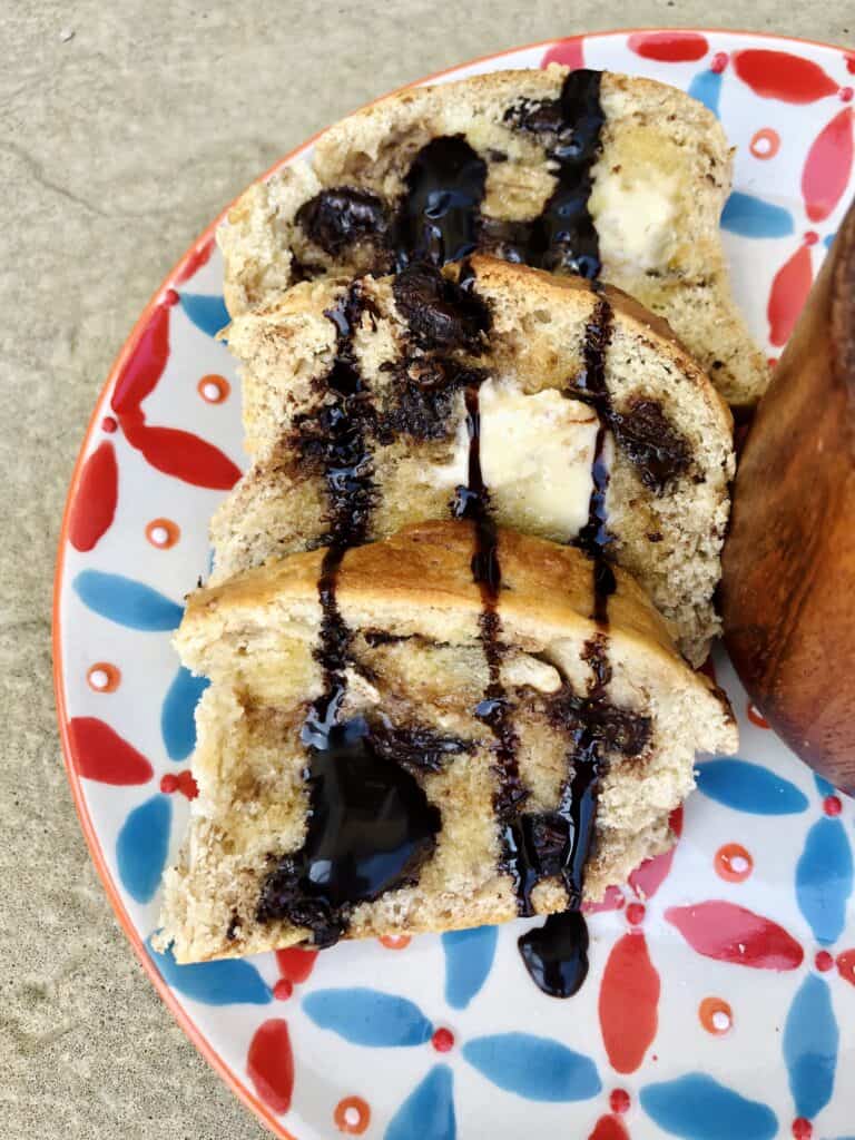 chocolate-filled brioche rolls