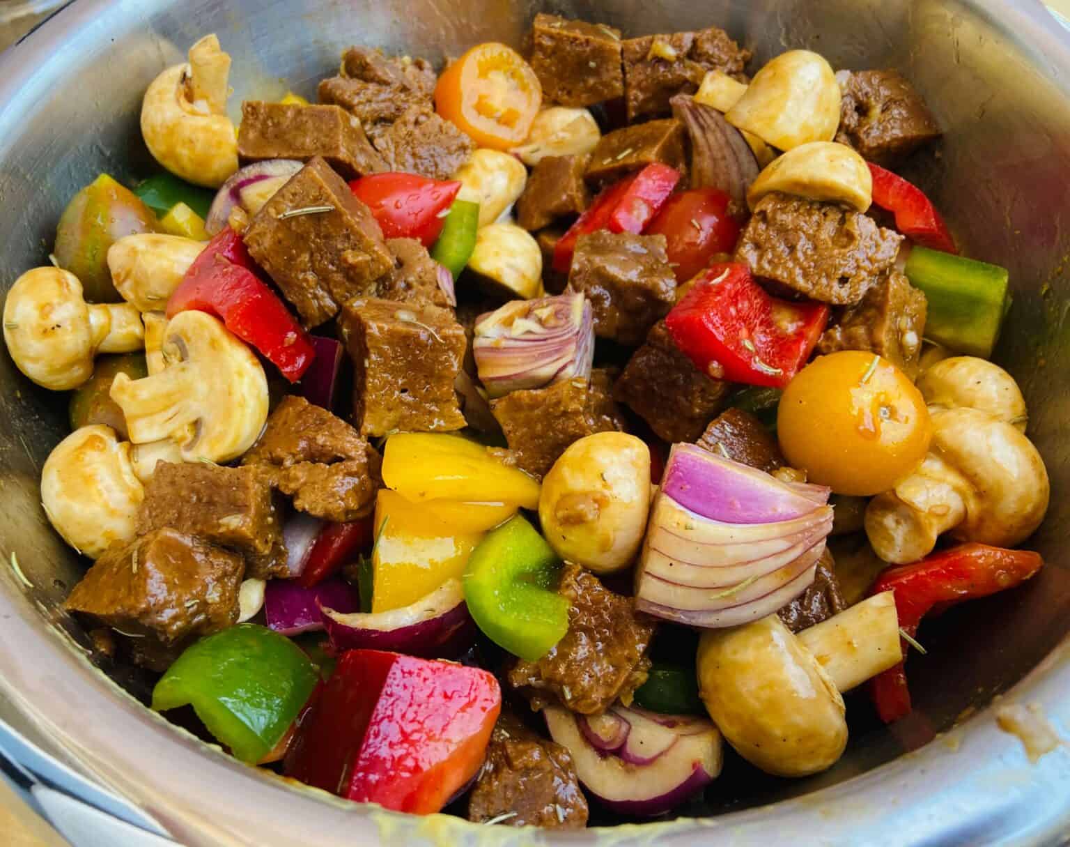 Beef Seitan Kebab Recipe Vegan Kebabs Yum Vegan Blog