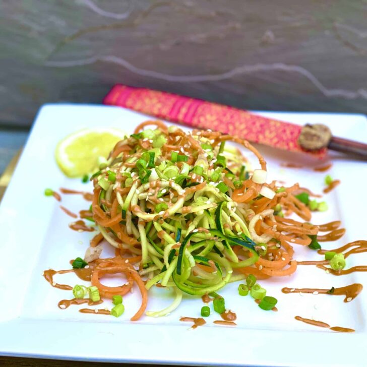 Low Carb Vegan Salad &ndash; Asian Noodle Salad