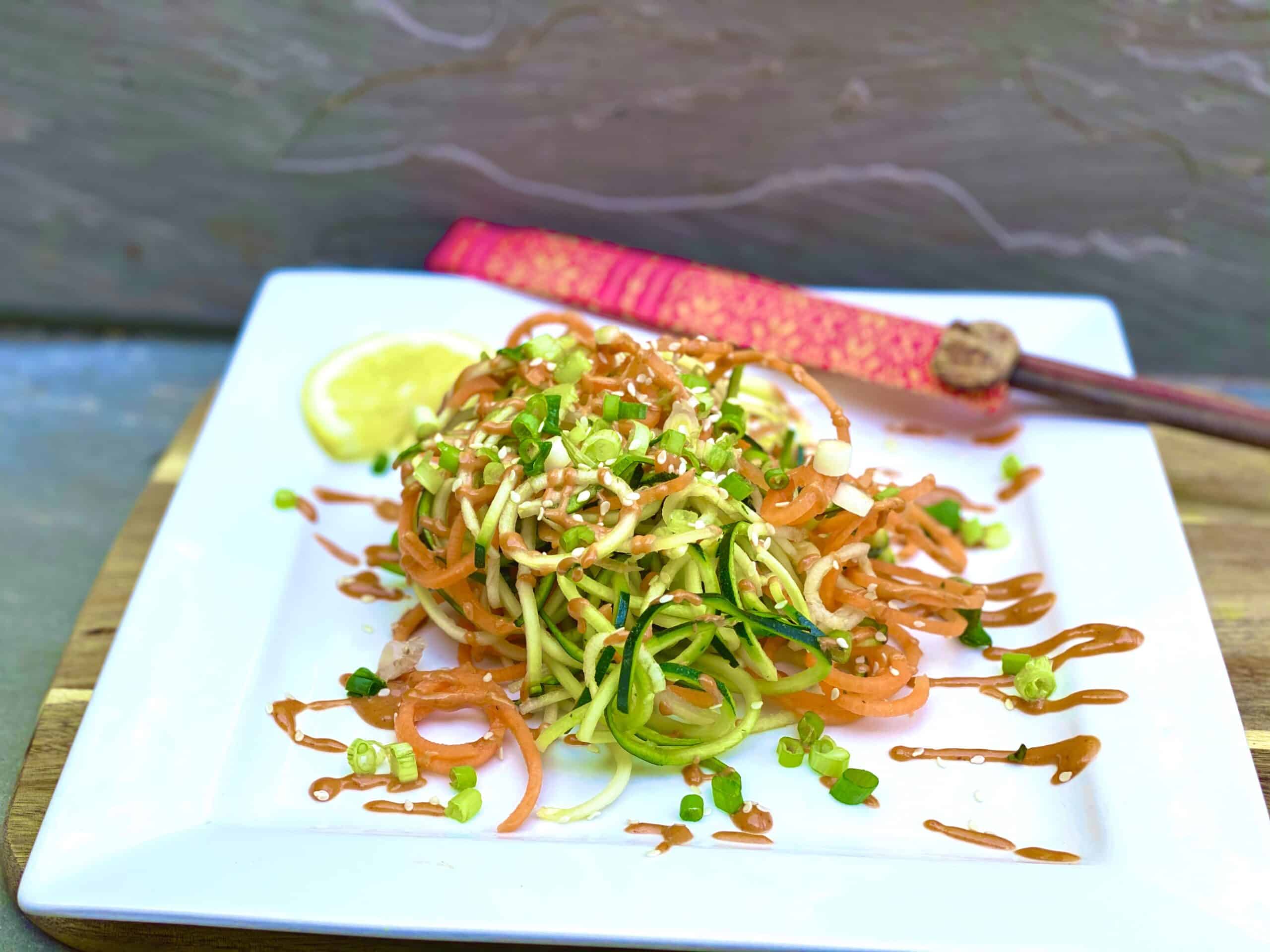 Low Carb Vegan Salad – Asian Noodle Salad