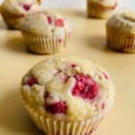 vegan raspberry muffins pin2