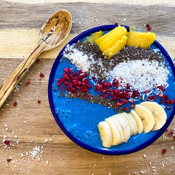 Vibrant Blue Smoothie Bowl Recipe