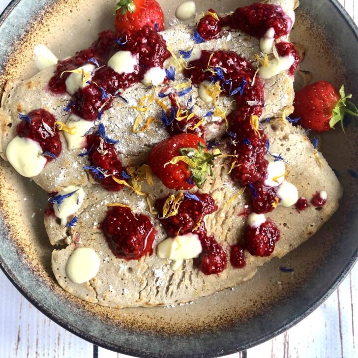 The Best Vegan Blintz Recipe | Stuffed Vegan Crepes