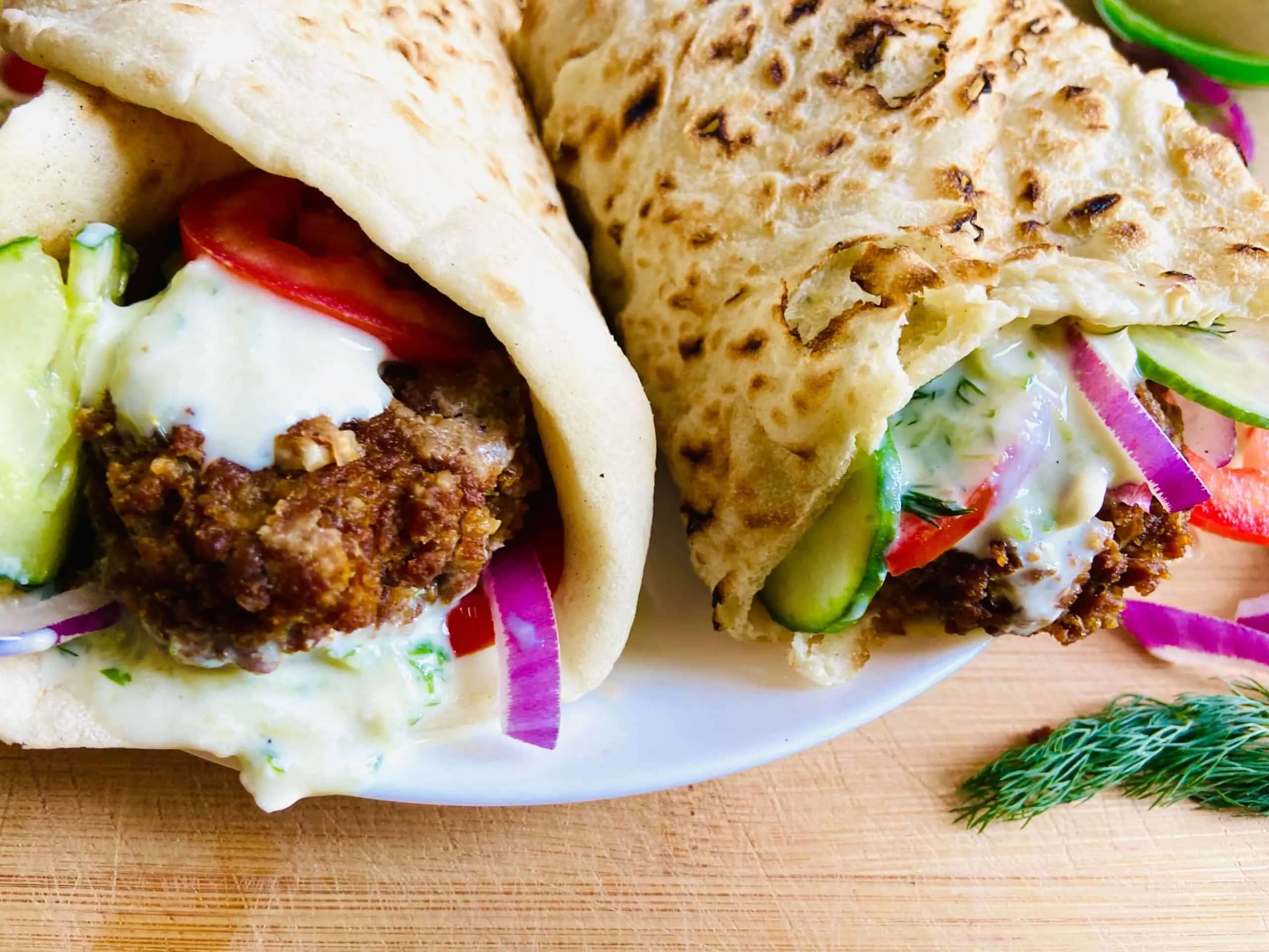 Falafel Gyros - The All Natural Vegan