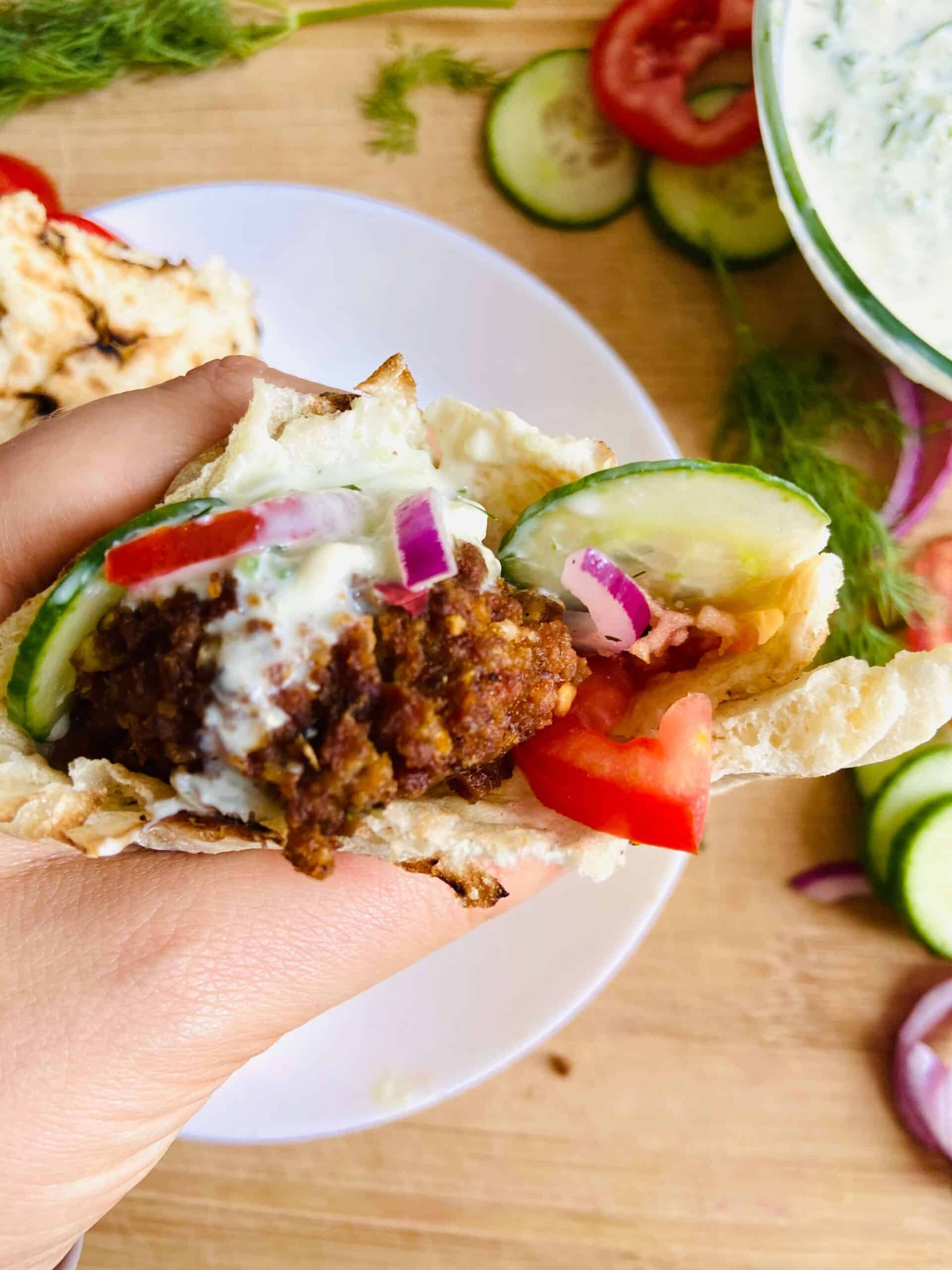 Seitan Gyros - Easy Vegan Gyros - Yum Vegan Blog