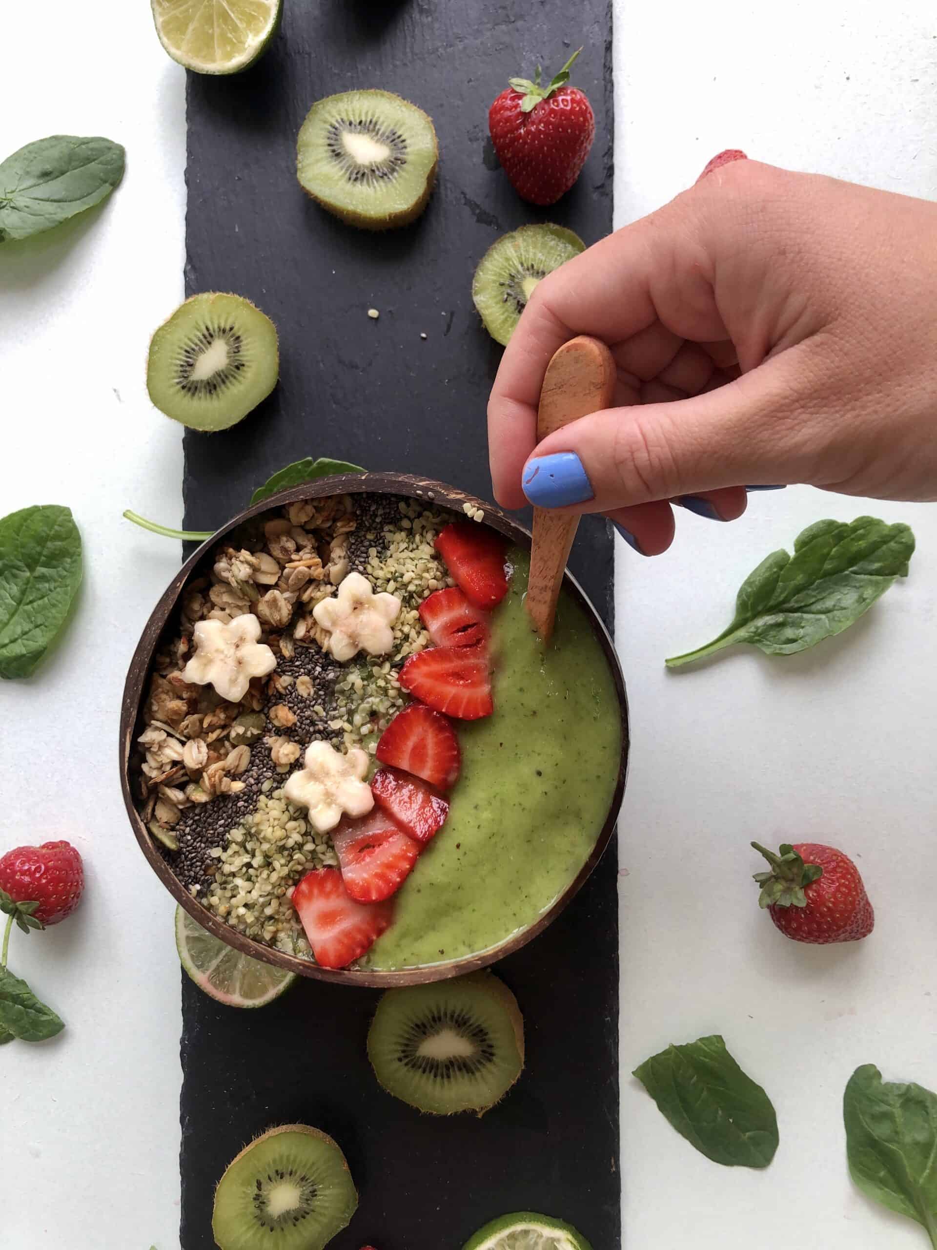 Kiwi Smoothie Bowl Recipe Vegan, Gluten Free, Paleo