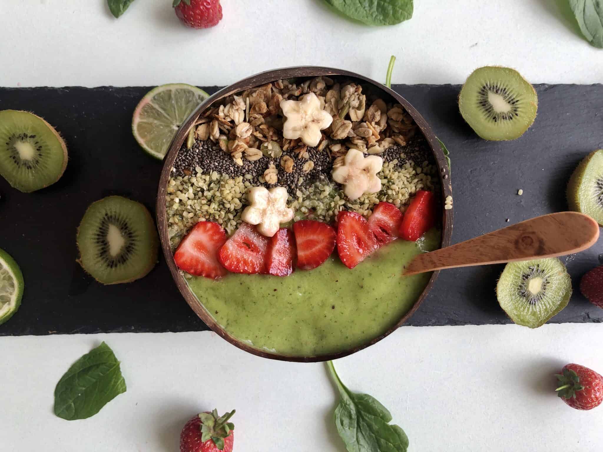Kiwi Smoothie Bowl Recipe Vegan, Gluten Free, Paleo