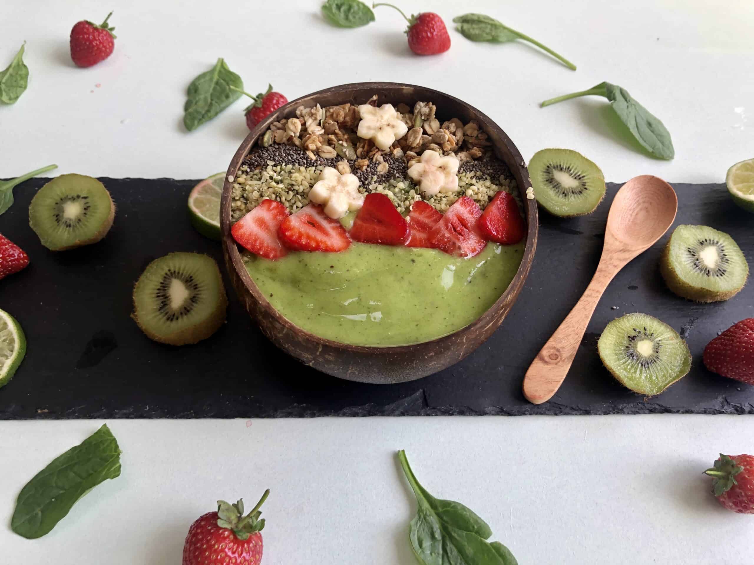 Kiwi Smoothie Bowl Recipe Vegan, Gluten Free, Paleo