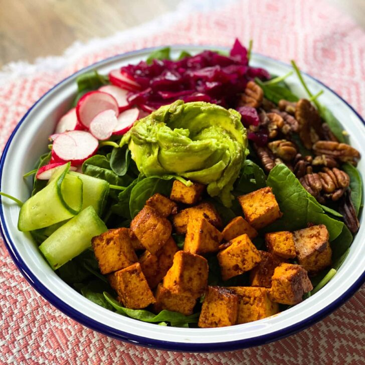 Tofu Buddha Bowl Salad Recipe