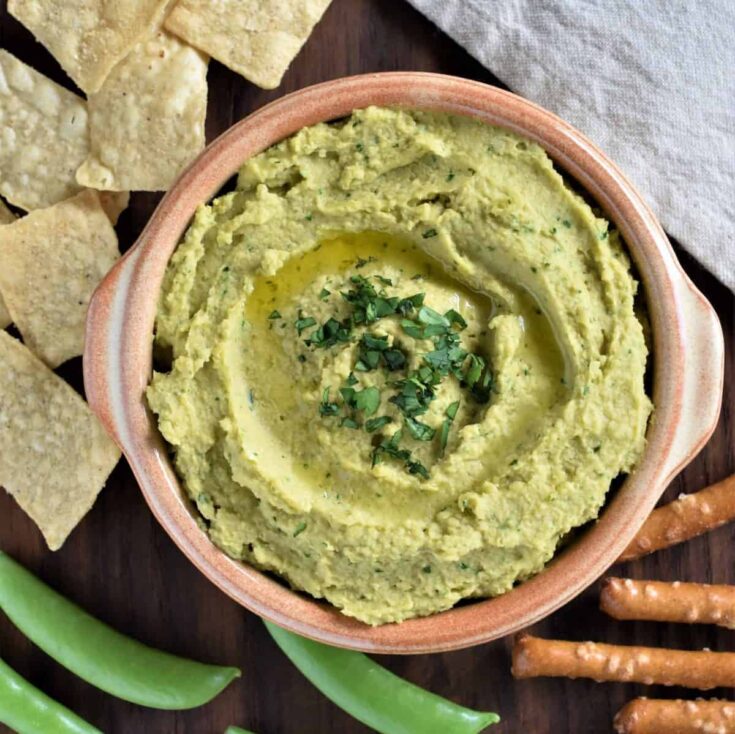 Image for Avocado Hummus [Vegan, Tahini-Free]