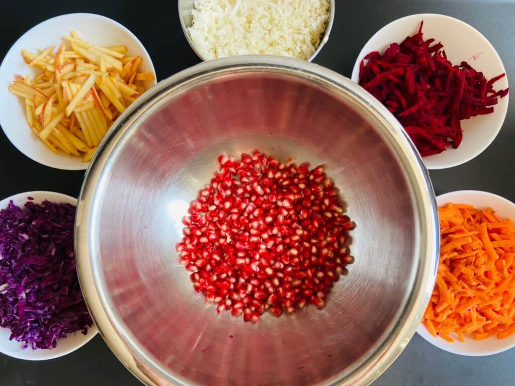 pomegranate salad ingredients (1)