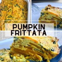 pumkin and spinach frittata