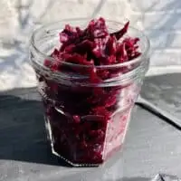 red cabbage kraut