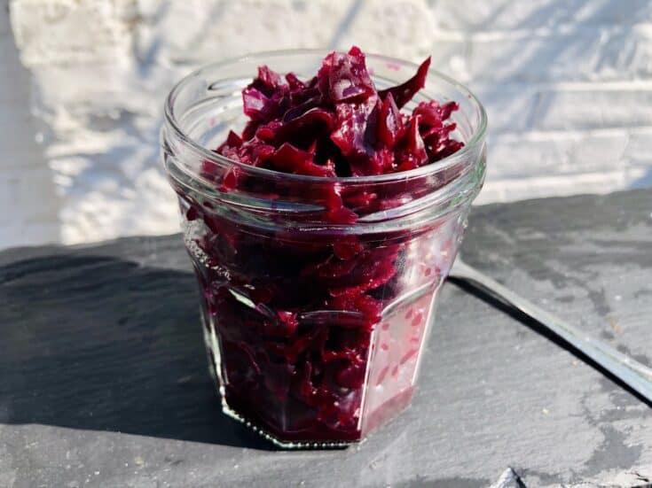 red cabbage kraut