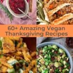 vegan thanksgiving recipes pin