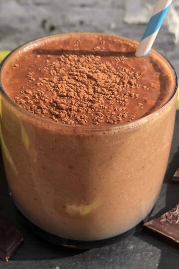 chocolate banana smoothie