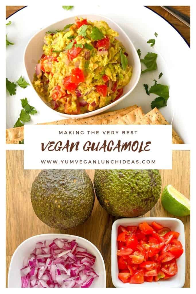 VEGAN GUACAMOLE RECIPE 