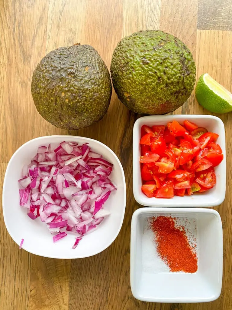 vegan guacamole ingredients 