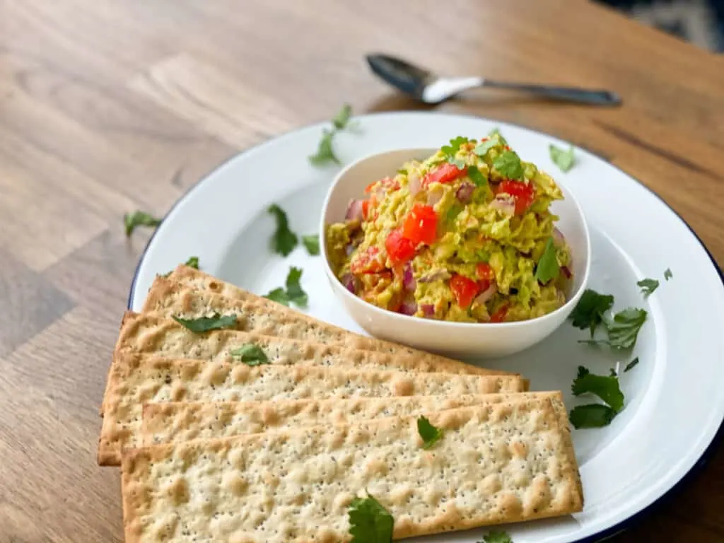 homemade vegan guacamole