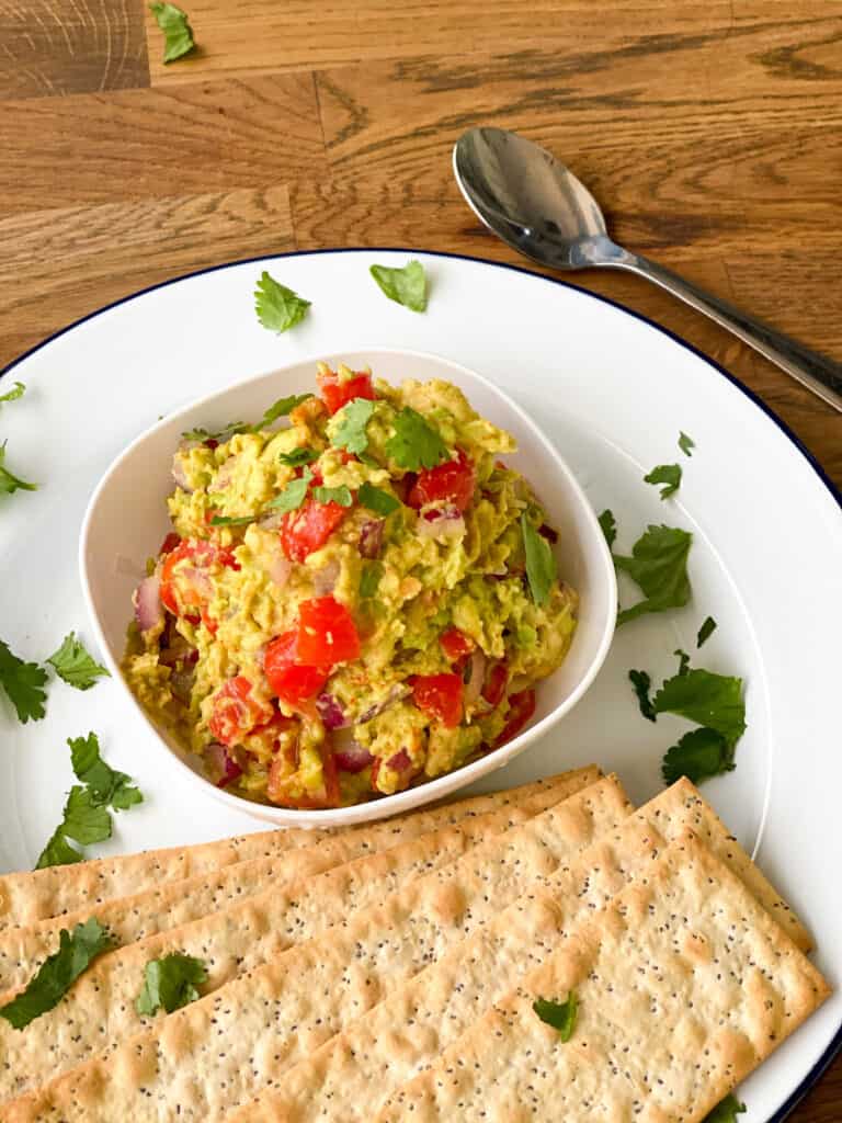 homemade vegan guacamole