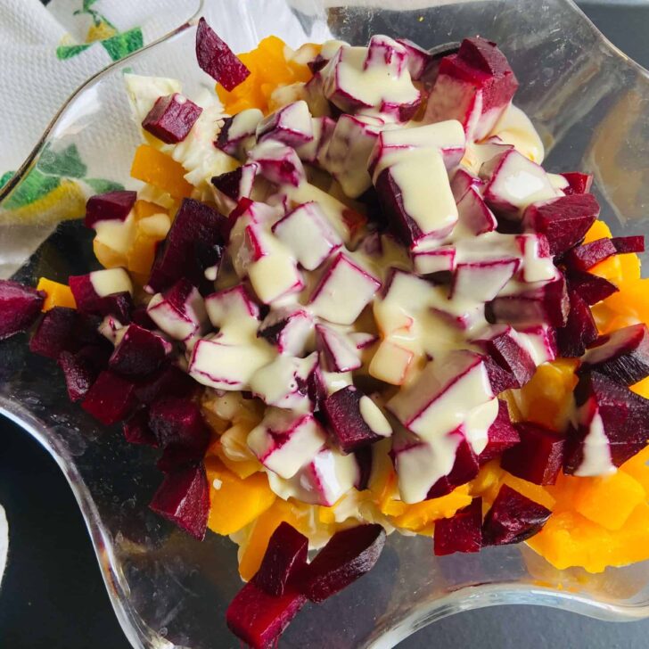 Butternut and Beetroot Salad