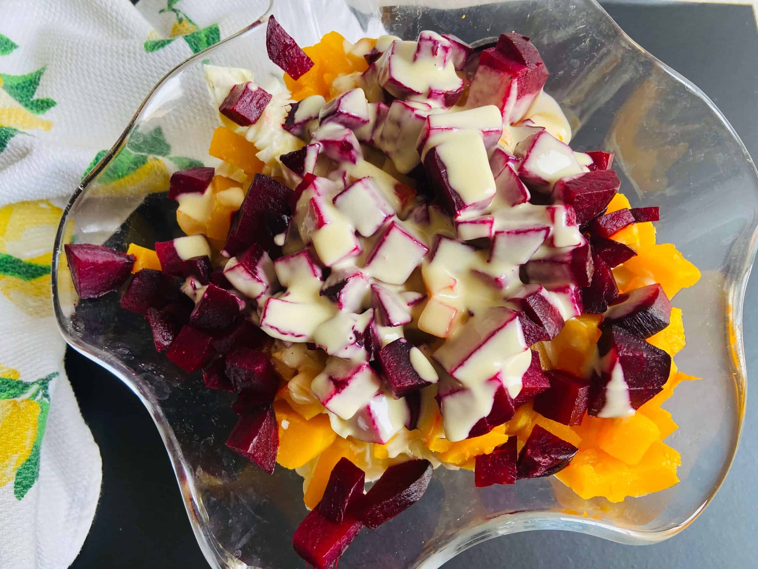 Butternut and Beetroot Salad