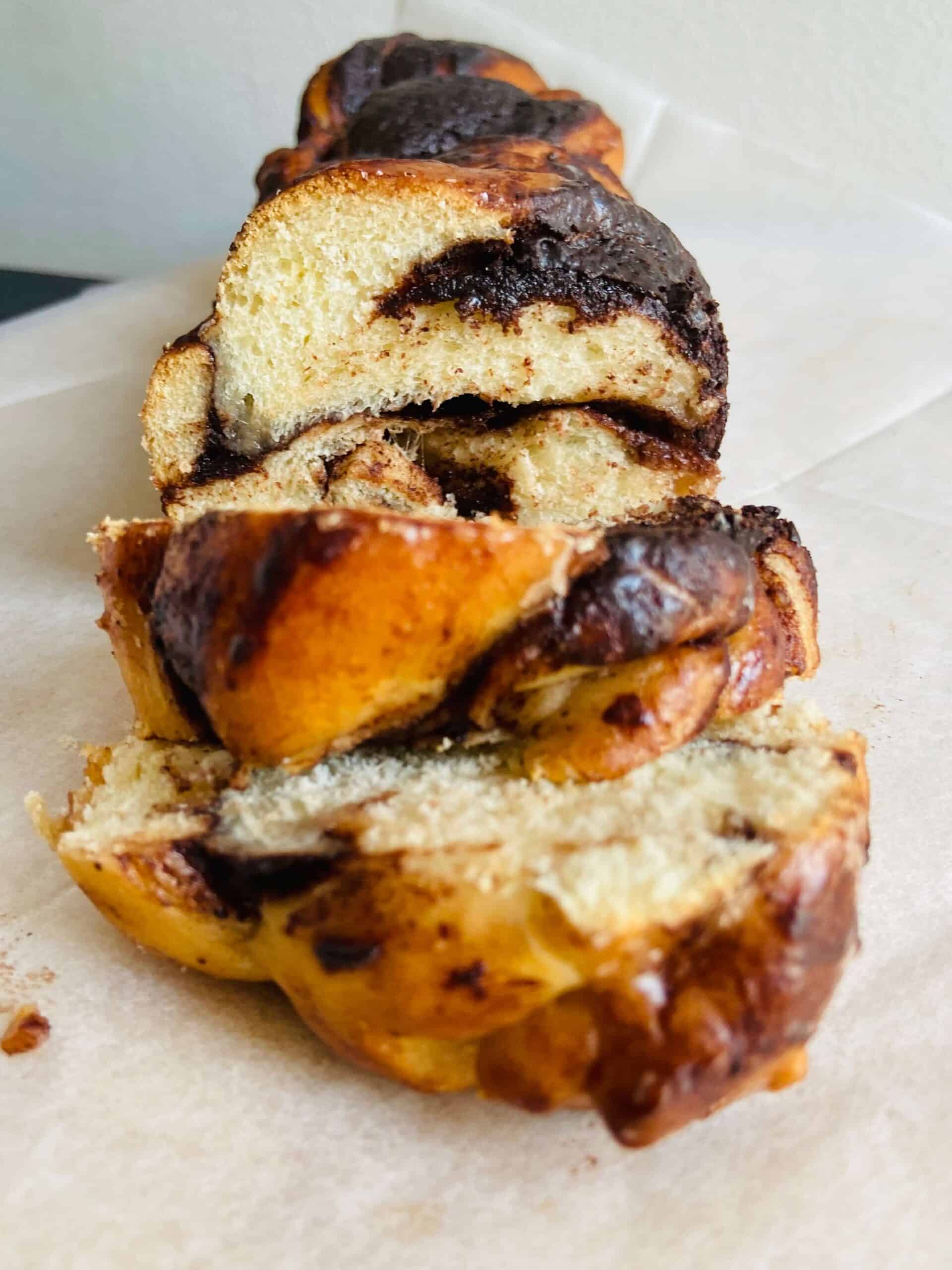 Vegan Babka Recipe Chocolate or Cinnamon Filling Yum Vegan Blog