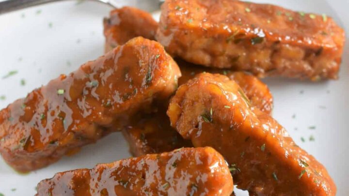 Image for Maple Dijon Baked Tempeh [V, GF]