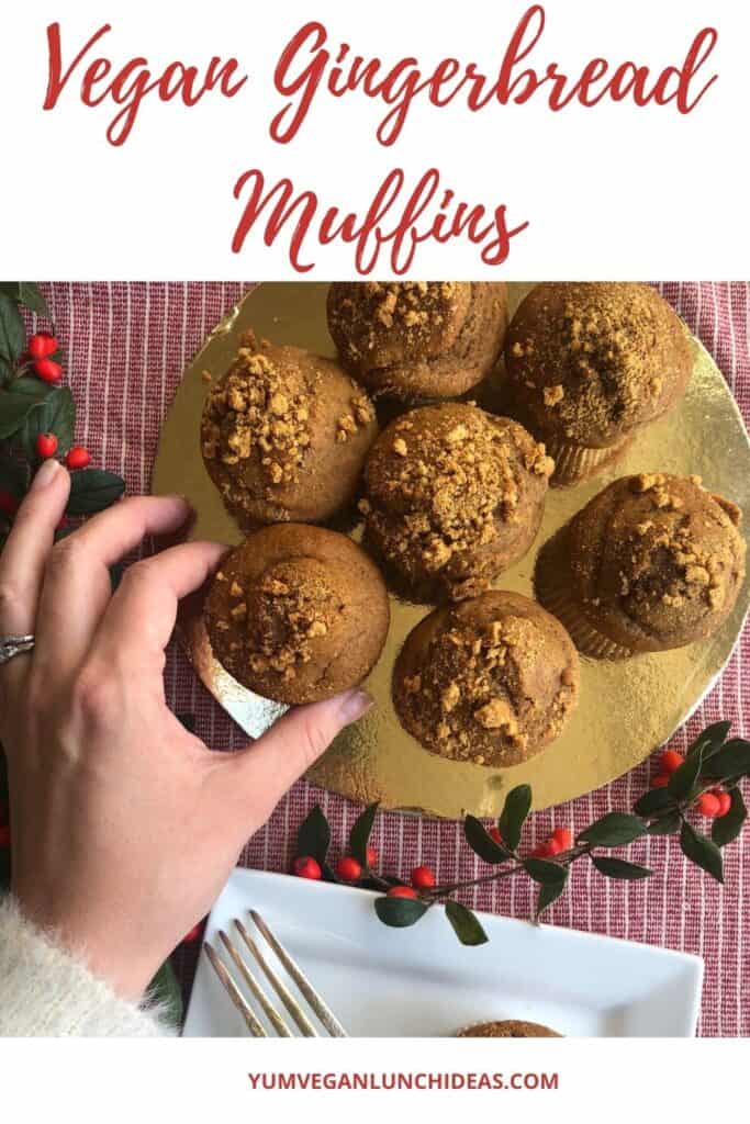 healthy gingerbread muffins