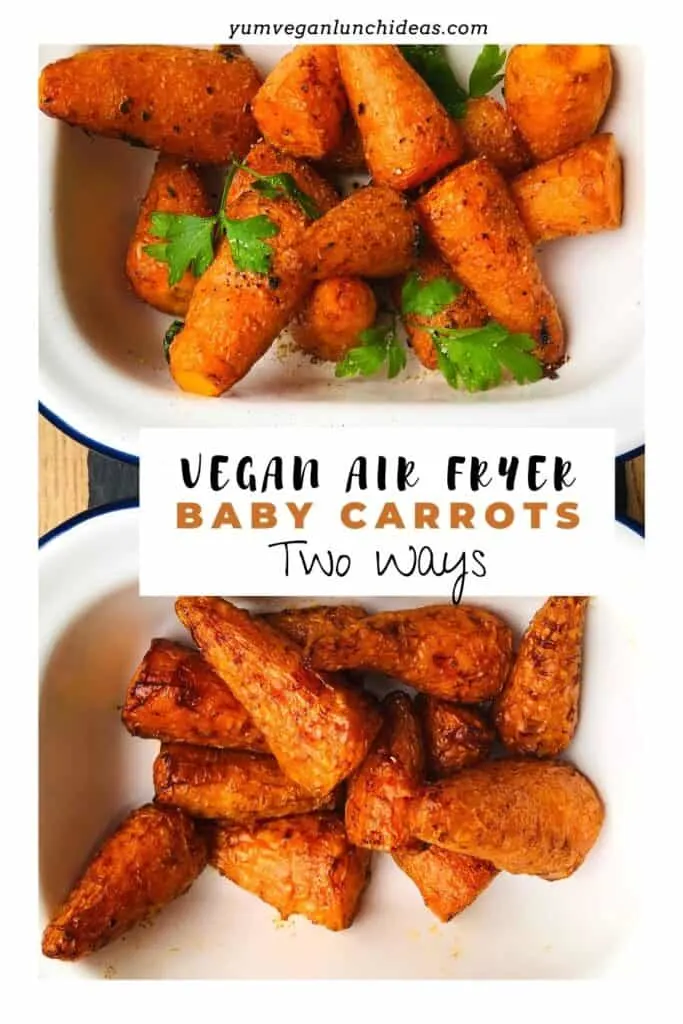 roasted baby carrots in air fryer