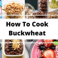 cooking buckwheat