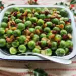 christmas vegan brussel sprout recipe