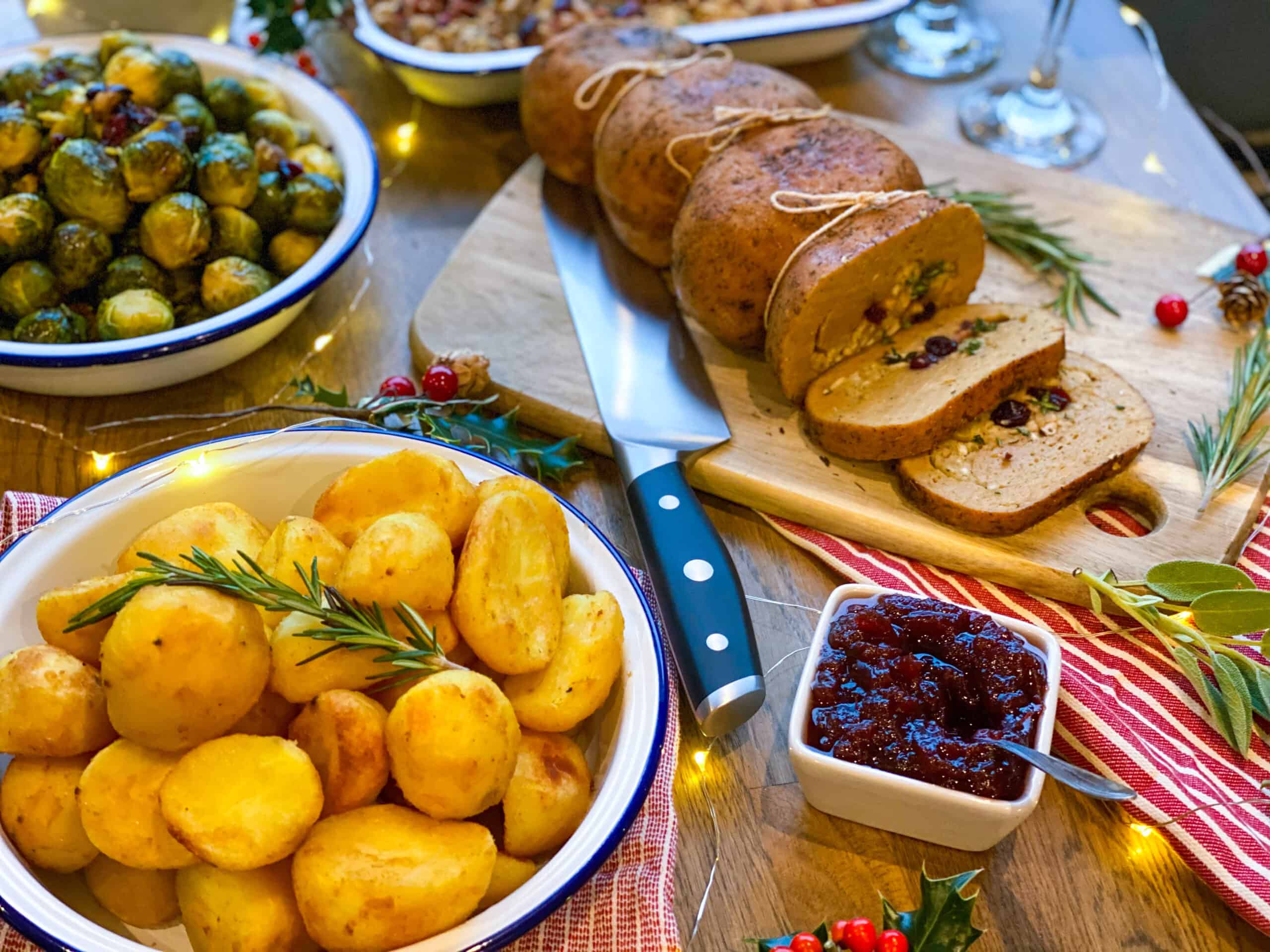 vegan Christmas dinner