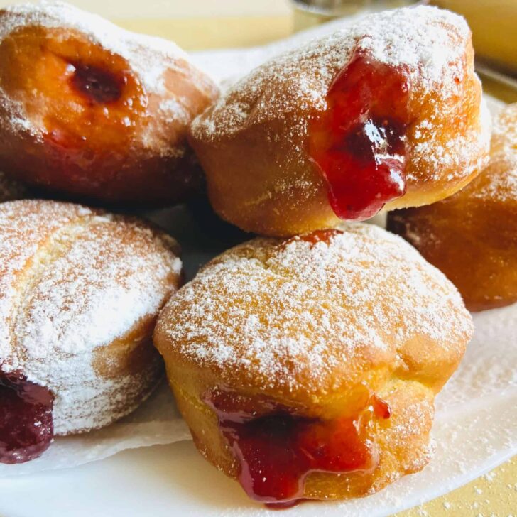 Delicious Vegan Jelly Donuts | Vegan Jam Doughnuts