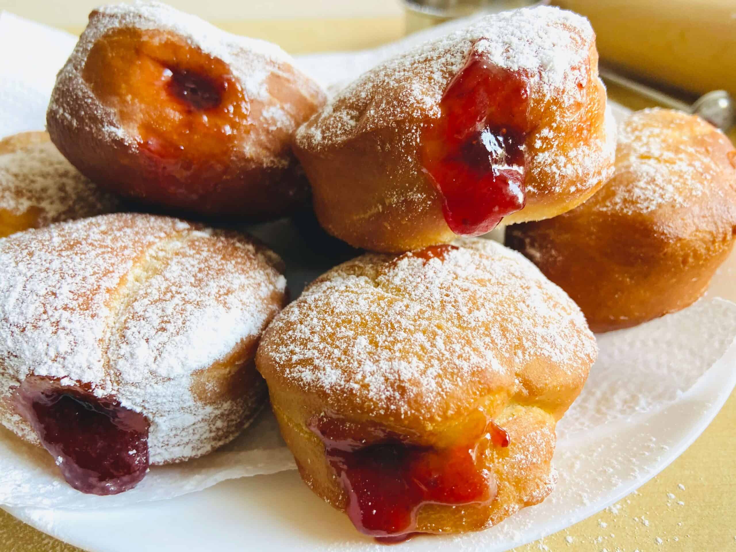 vegan jelly donuts