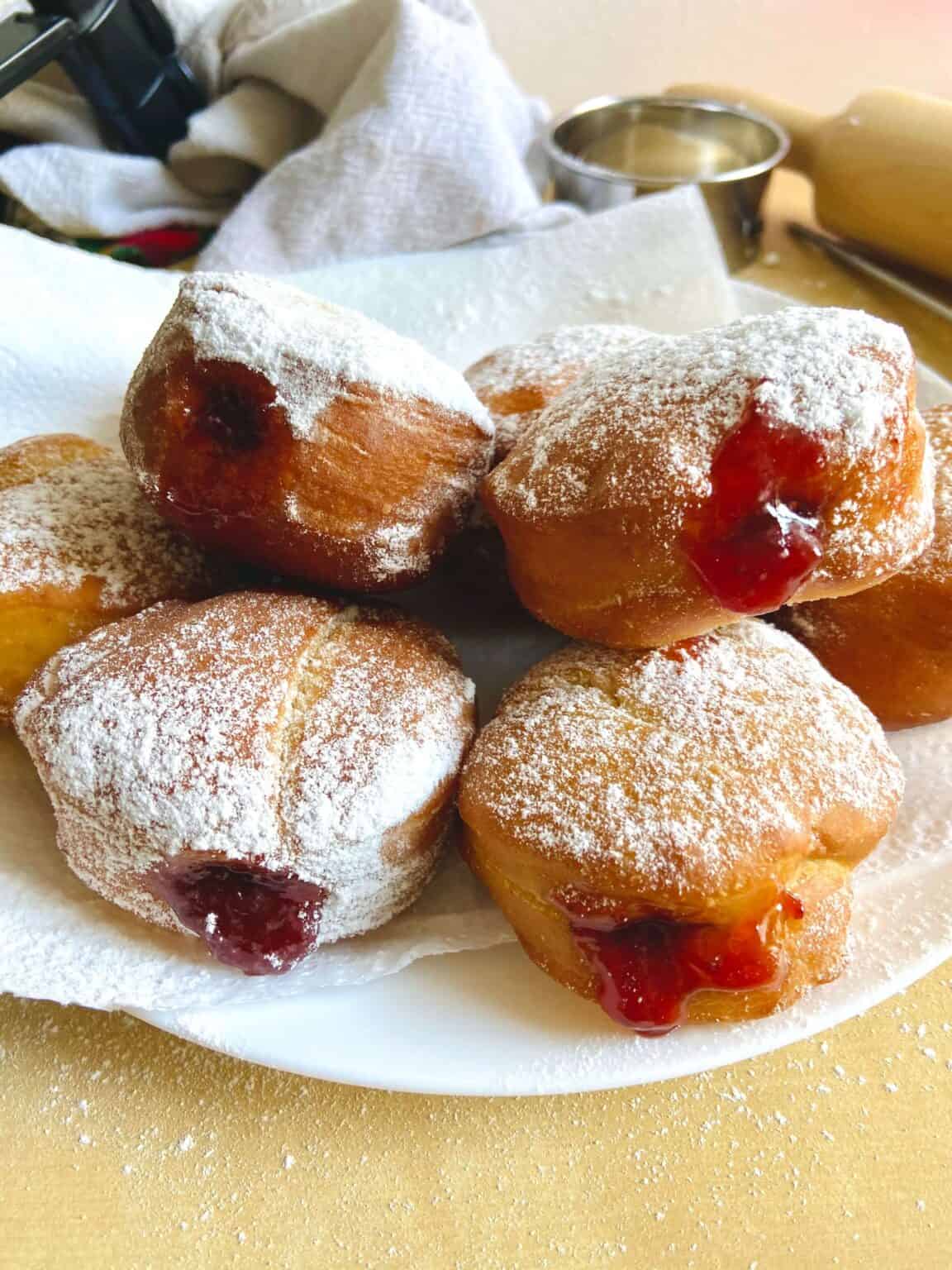 Delicious Vegan Jelly Donuts Vegan Jam Doughnuts Yum Vegan Blog