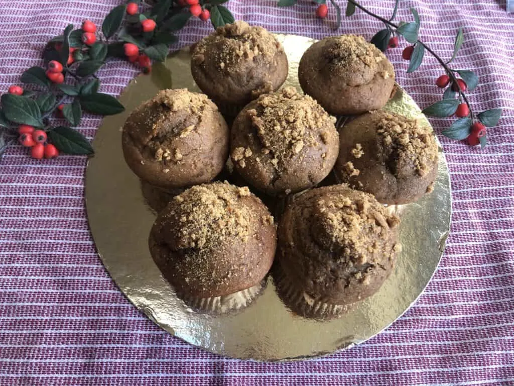 easy gingerbread muffins