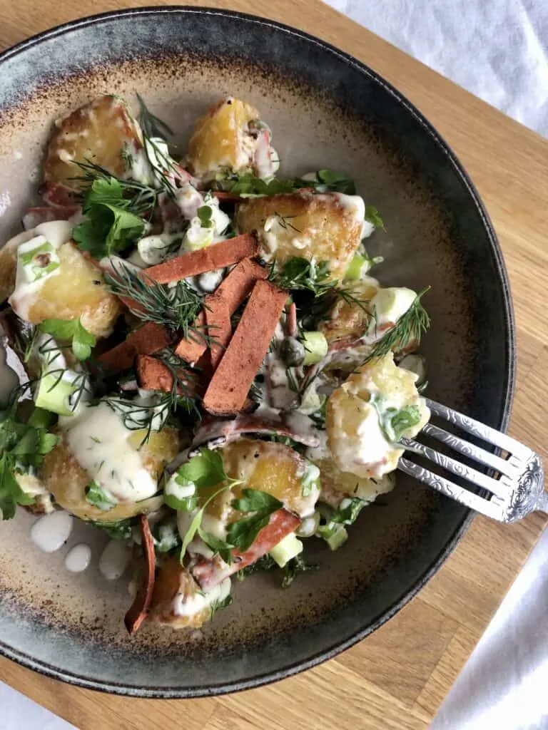 roast potato salad recipe