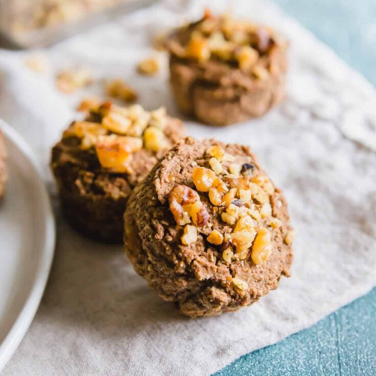 Image for Banana Nut Almond Pulp Muffins - Vegan & Gluten-Free