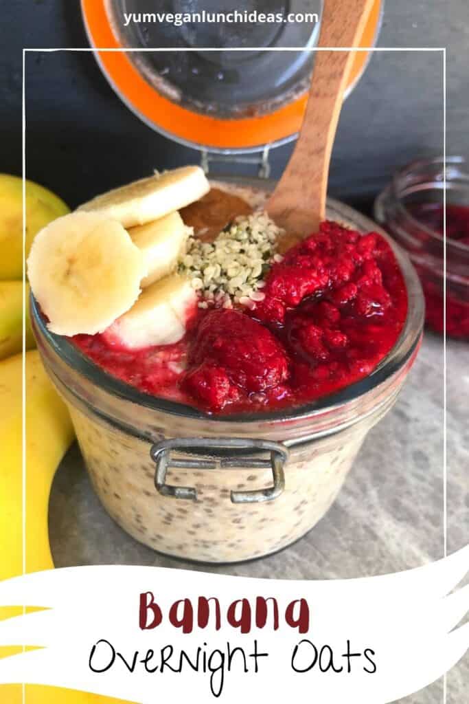 banana overnight oats without yogurt