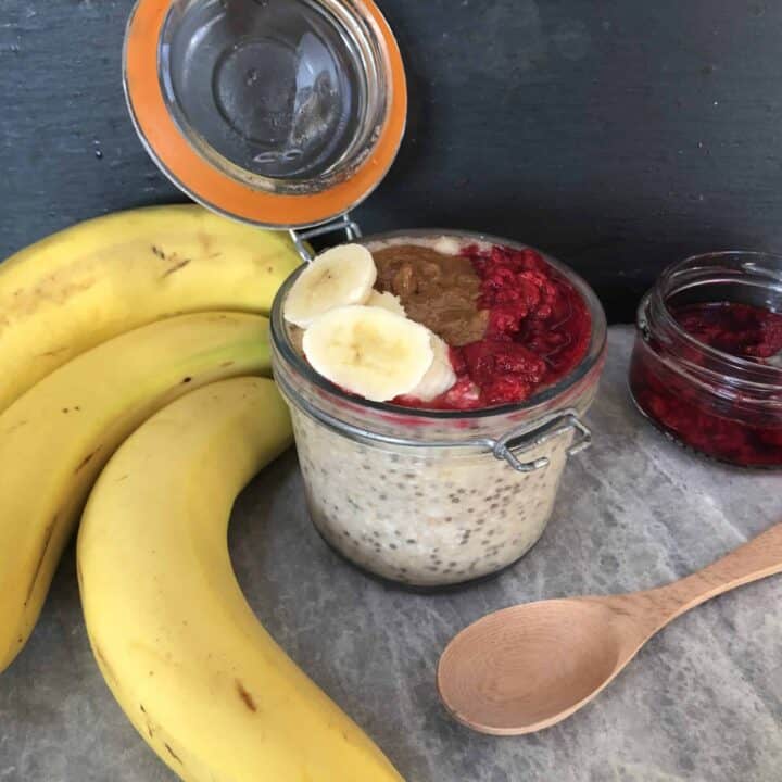 banana oats overnight