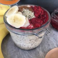 banana overnight oats vegan